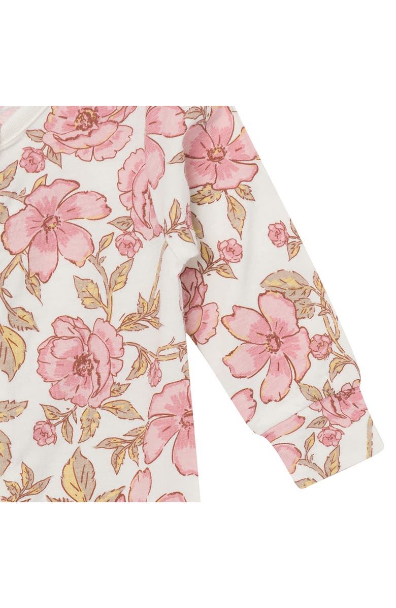 Modern Moments Footless Pajamas, Alternate, color, Flower