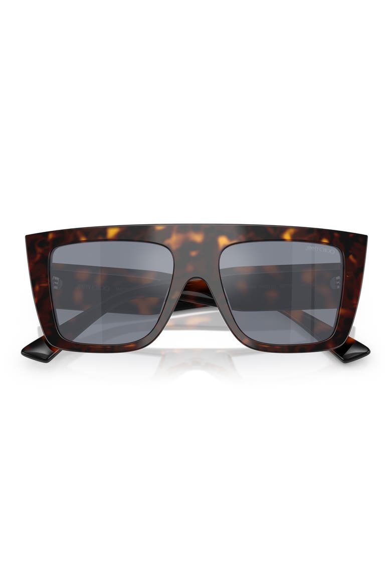 52mm Rectangular Sunglasses, Alternate, color, HAVANA/ GREY