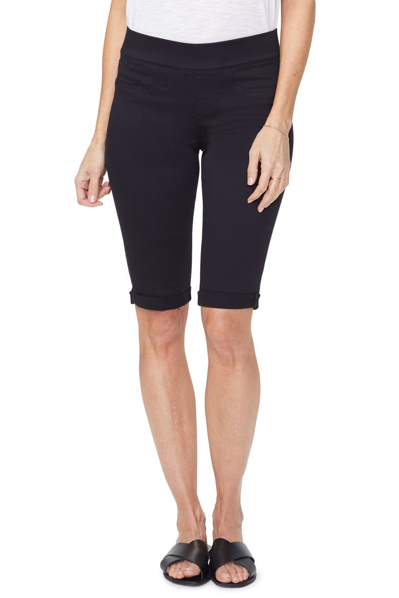 Pull On Shorts, Main, color, BLACK