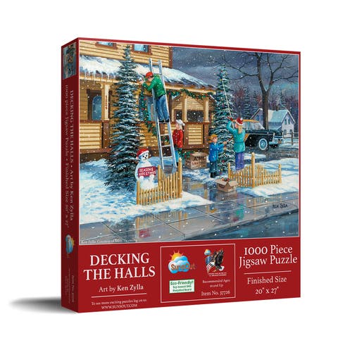 Deck the Halls 1000 piece Jigsaw Puzzle for Adults