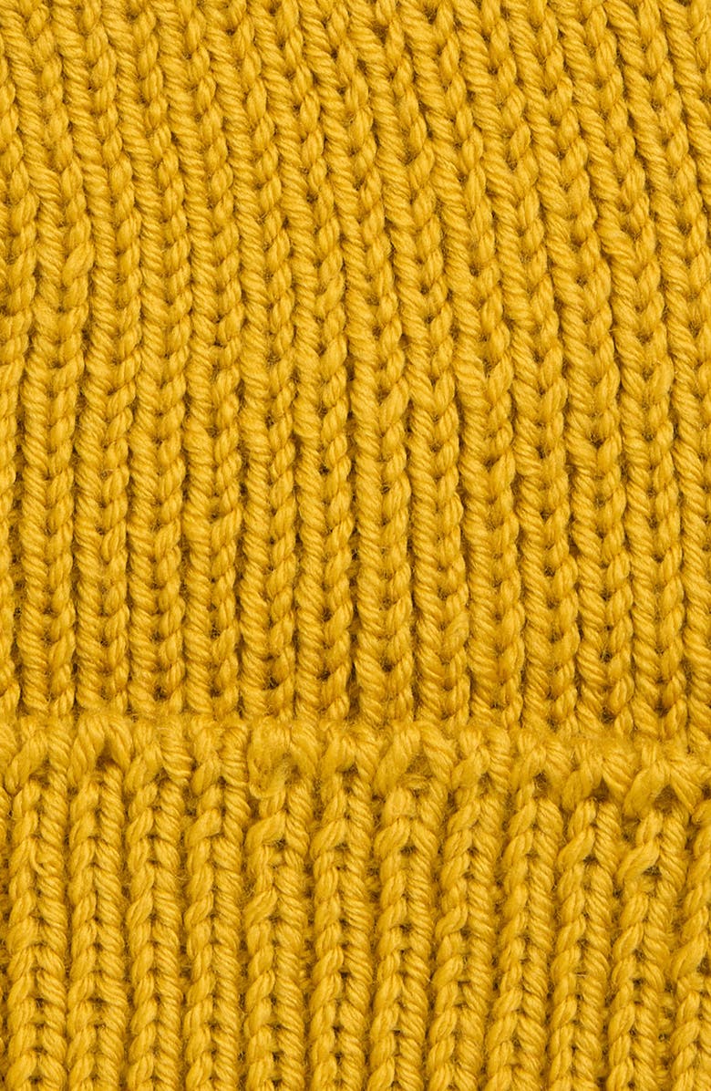 Sky High Farm Workwear Gender Inclusive Barry Merino Wool Beanie, Alternate, color, Yellow