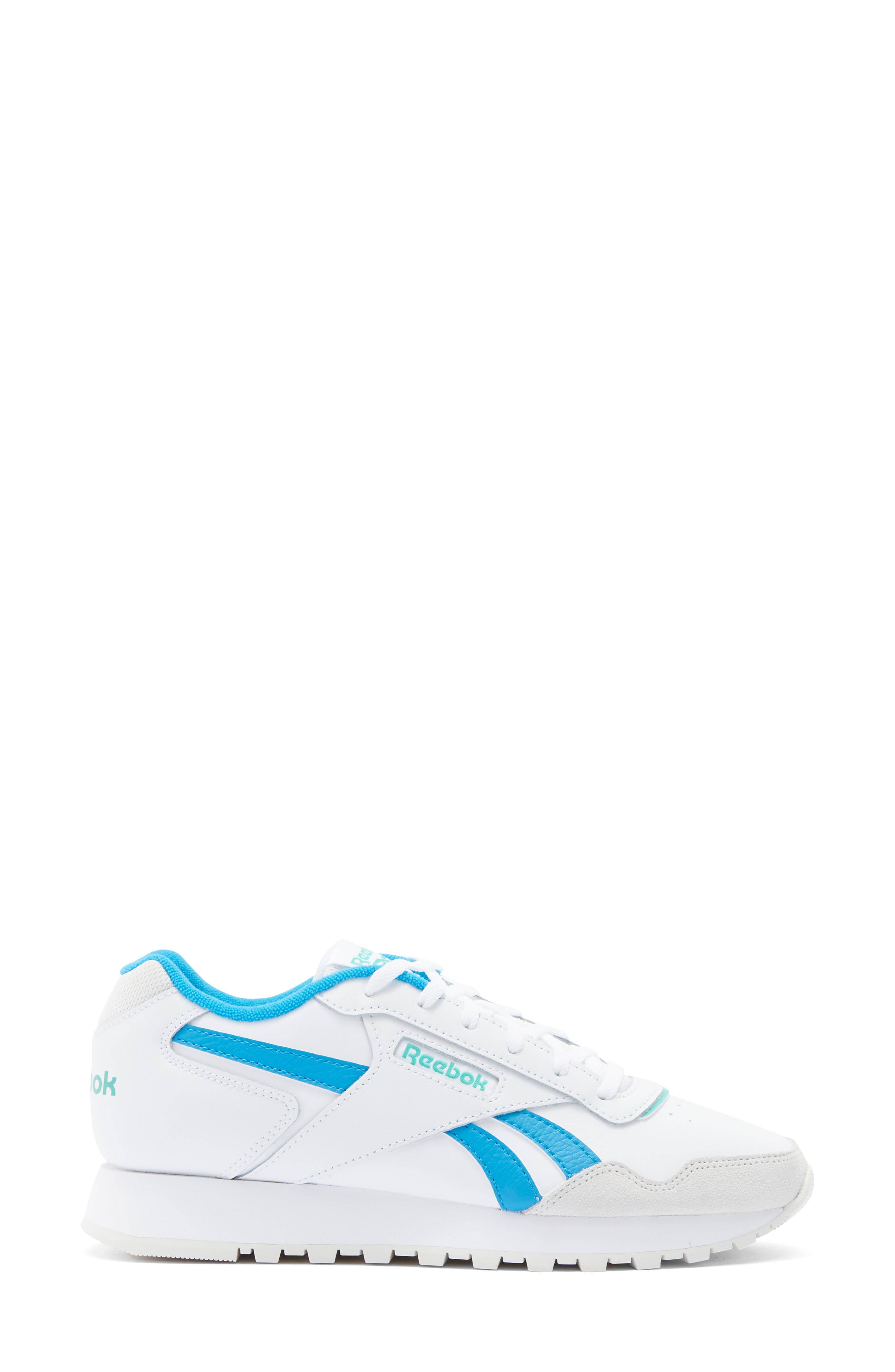 Reebok Glide Sneaker, Alternate, color, White/ Engnrdaqua/ Unlshdgreen