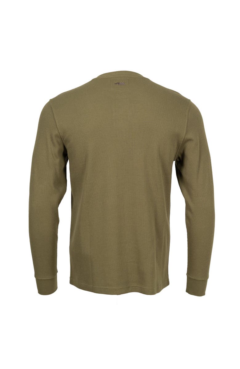 Mountain Khakis Axe Thermal Henley, Alternate, color, Forest Moss
