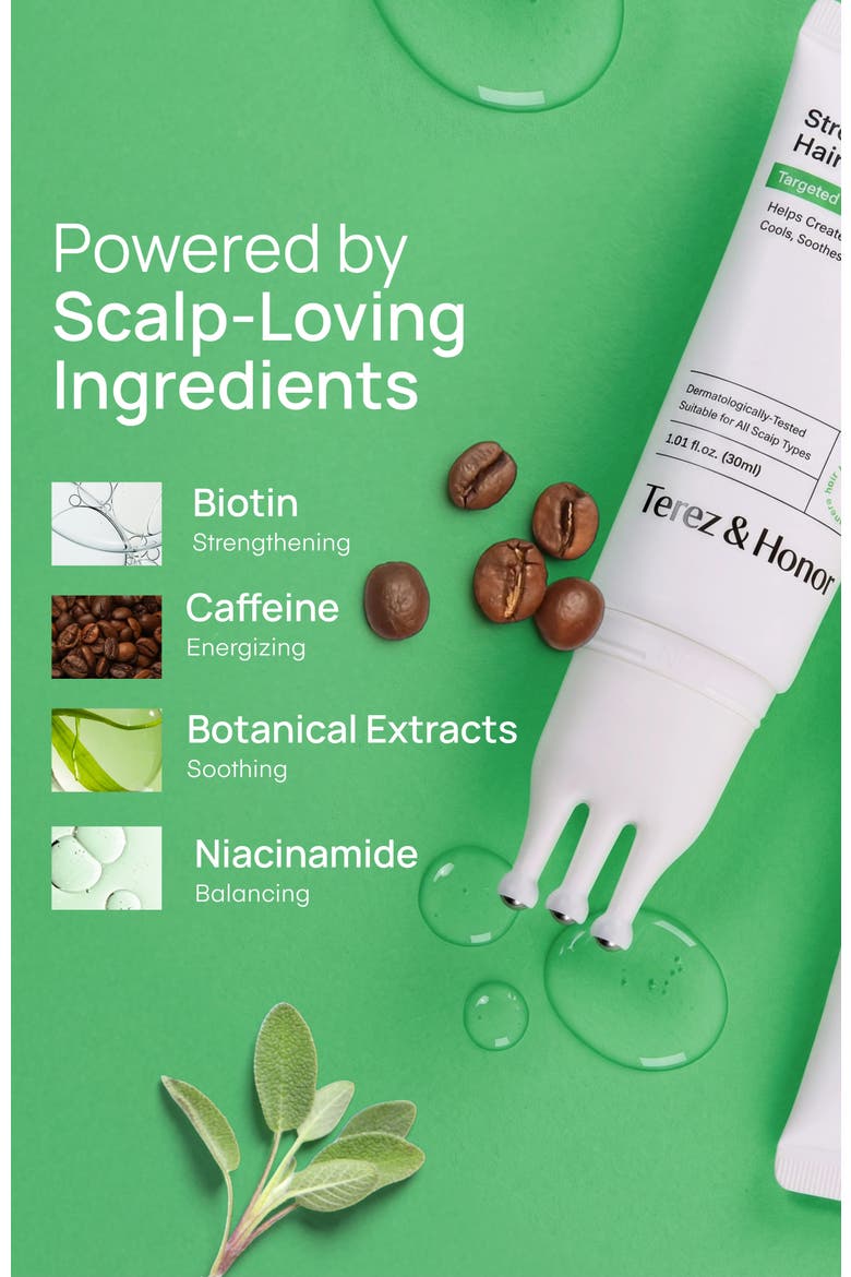 Strengthening Hair Ampoule, Alternate, color, Green