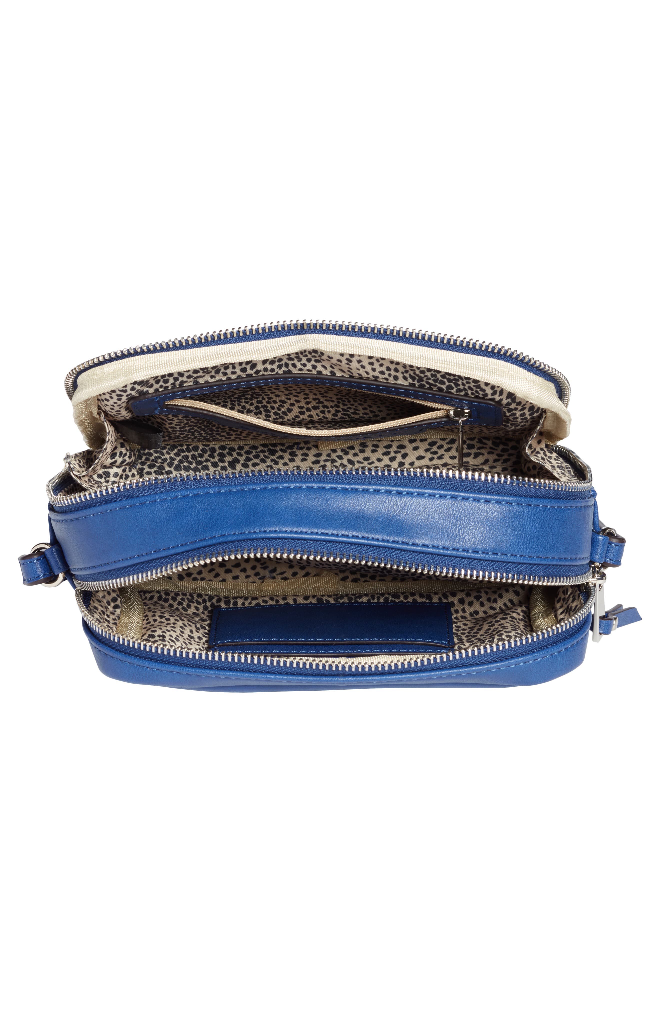 Sole Society Faux Leather Crossbody Bag, Alternate, color, 