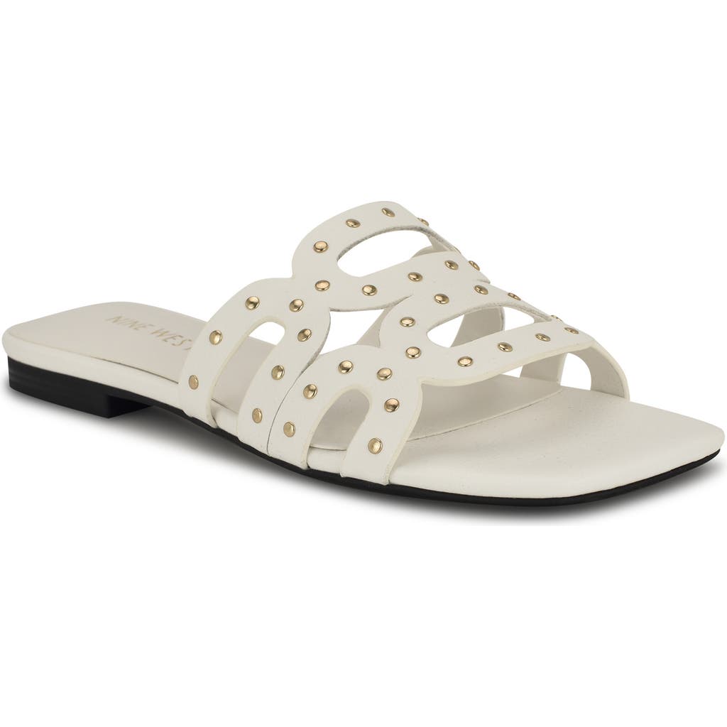Nine West Mckinna 3 Sandal In White