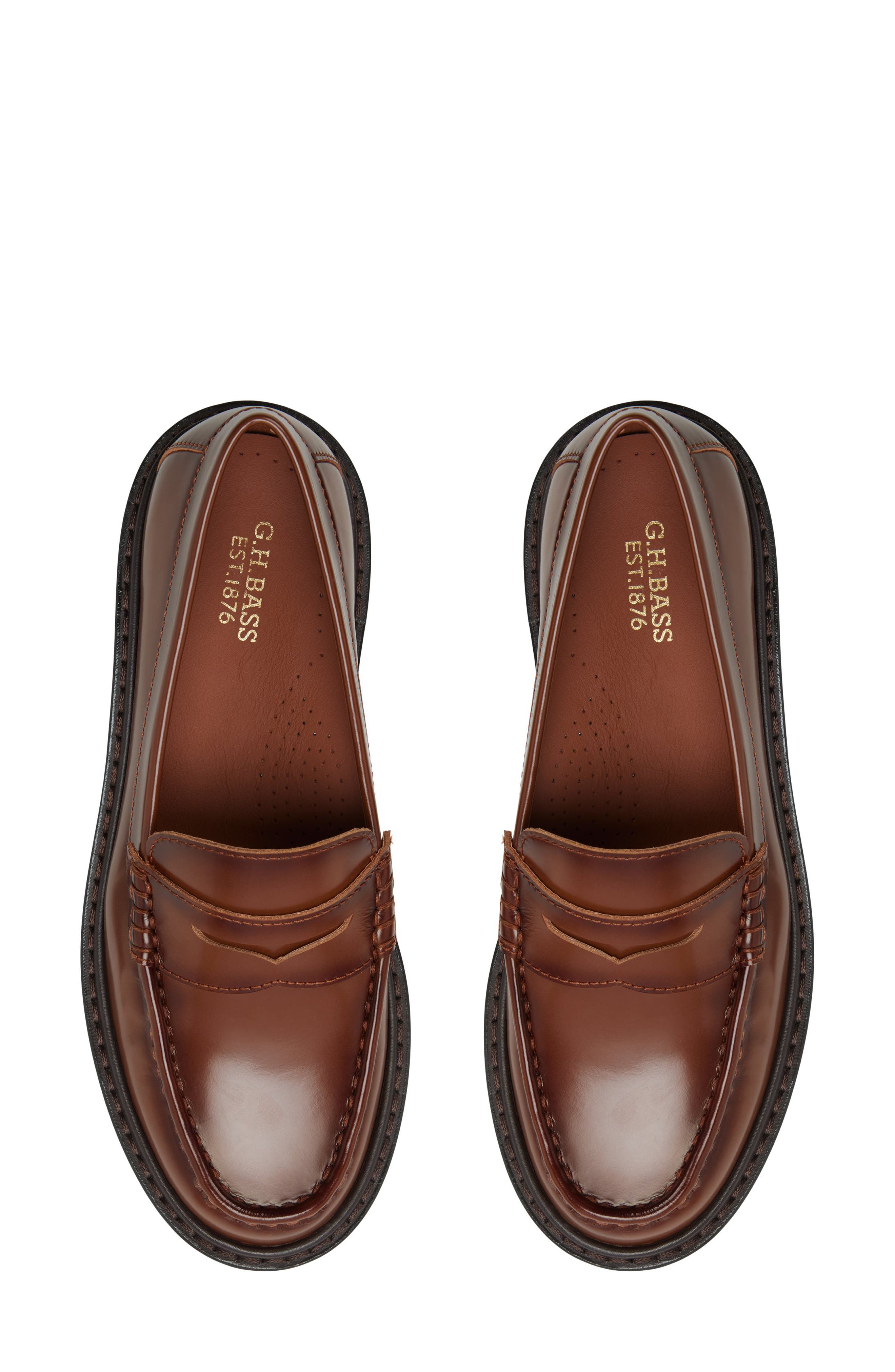 G.H.BASS Grace Penny Loafer, Alternate, color, Espresso