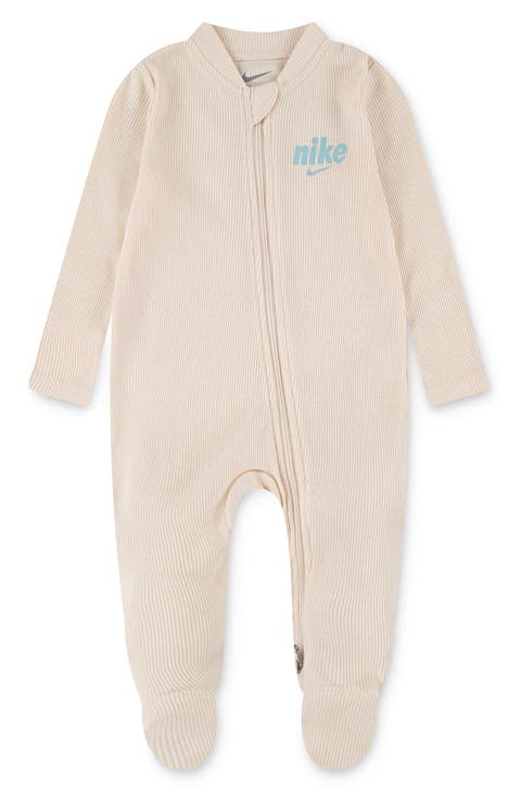Rib Knit Coverall (Baby)