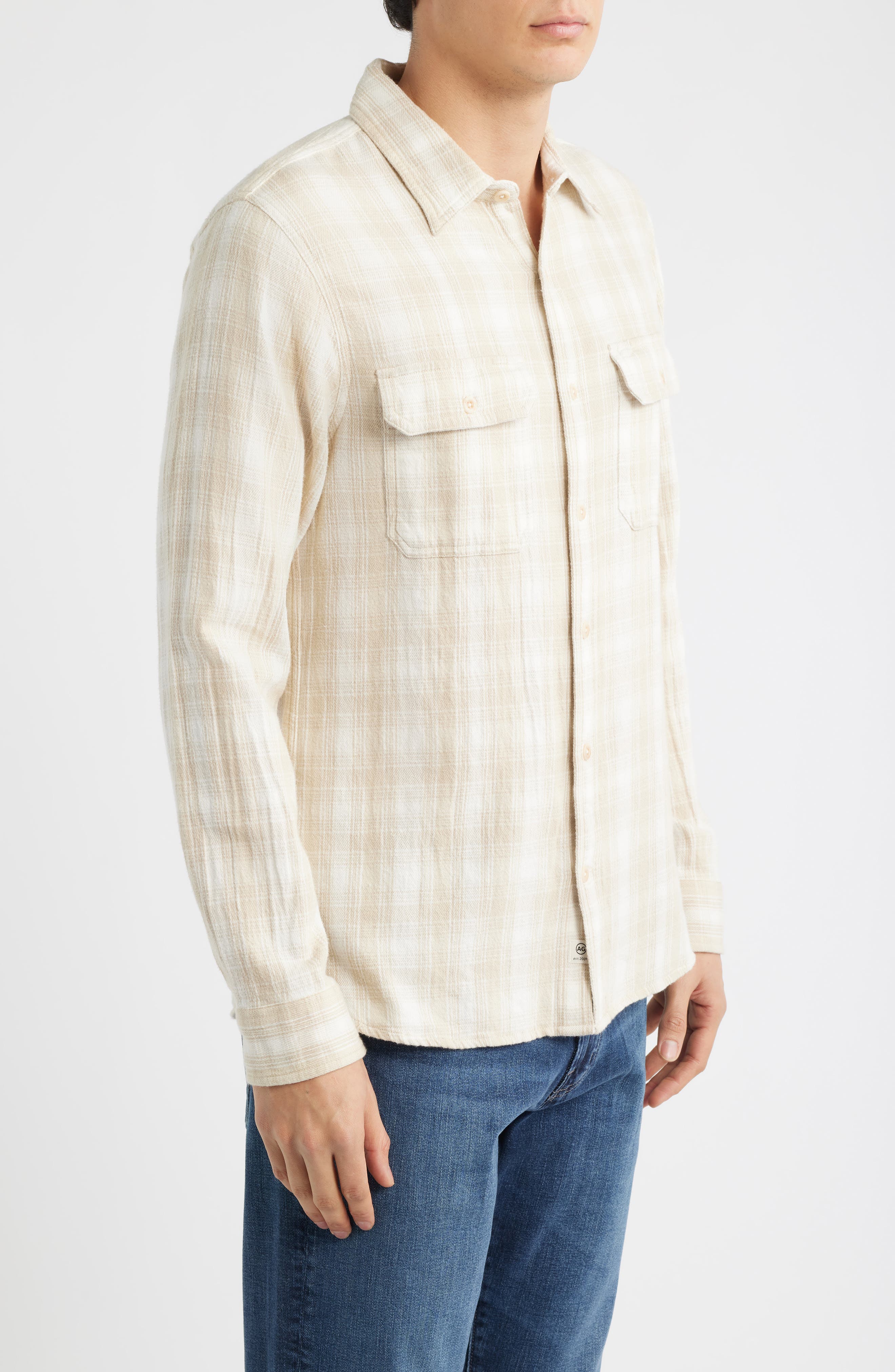 AG Curtis Classic Fit Button-Up Work Shirt (Men) | Nordstrom