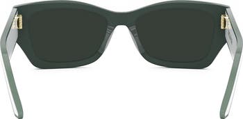 'DiorPacific S2U 53mm Square Sunglasses