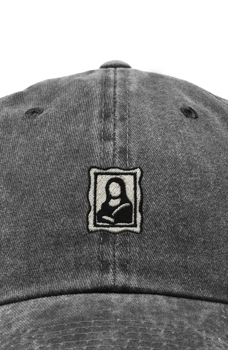 Dalix Frame Dad Cap, Alternate, color, Washed Black