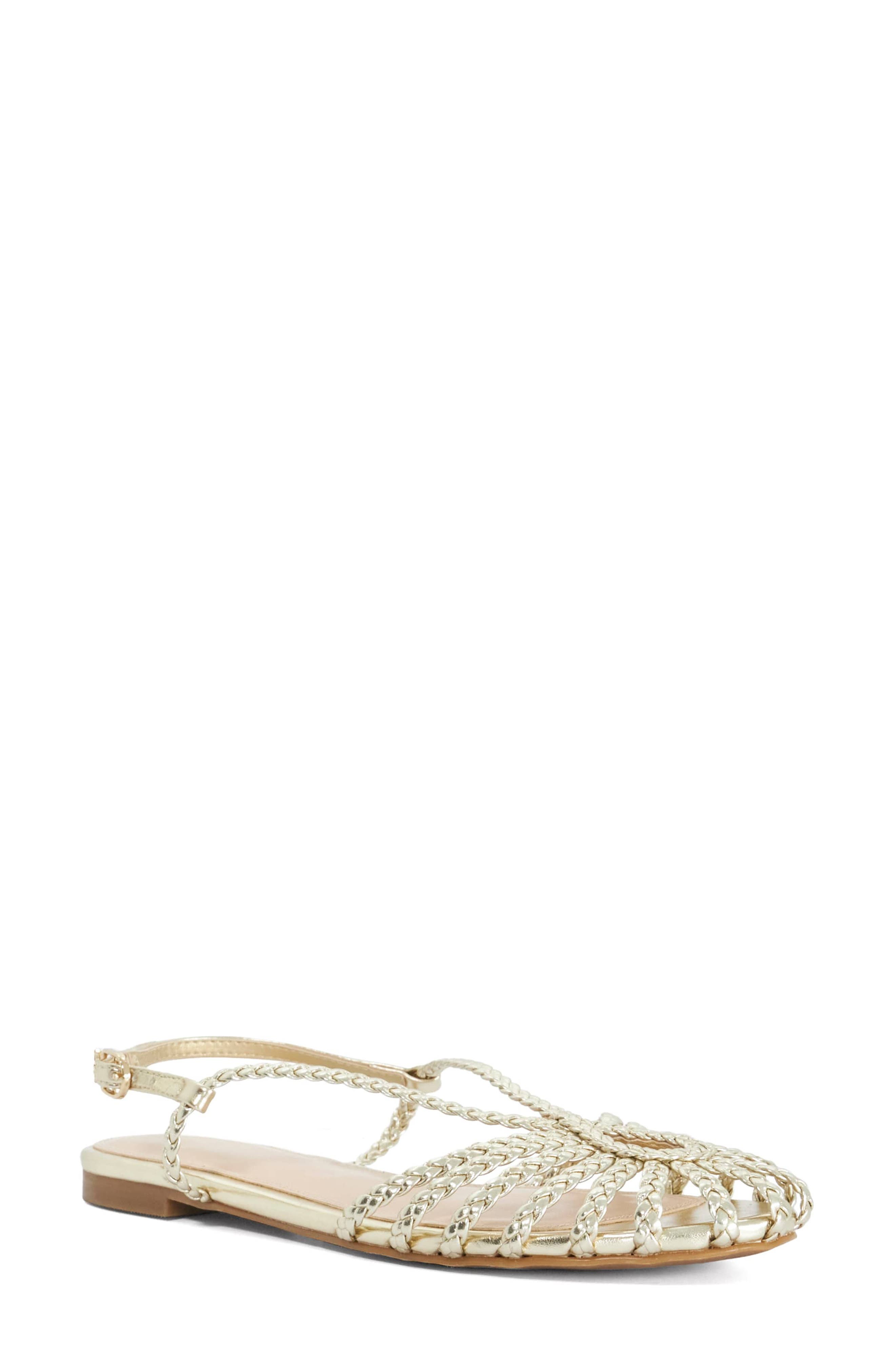 Dune London <p>Hoopla Flat Sandal (Women)</p>