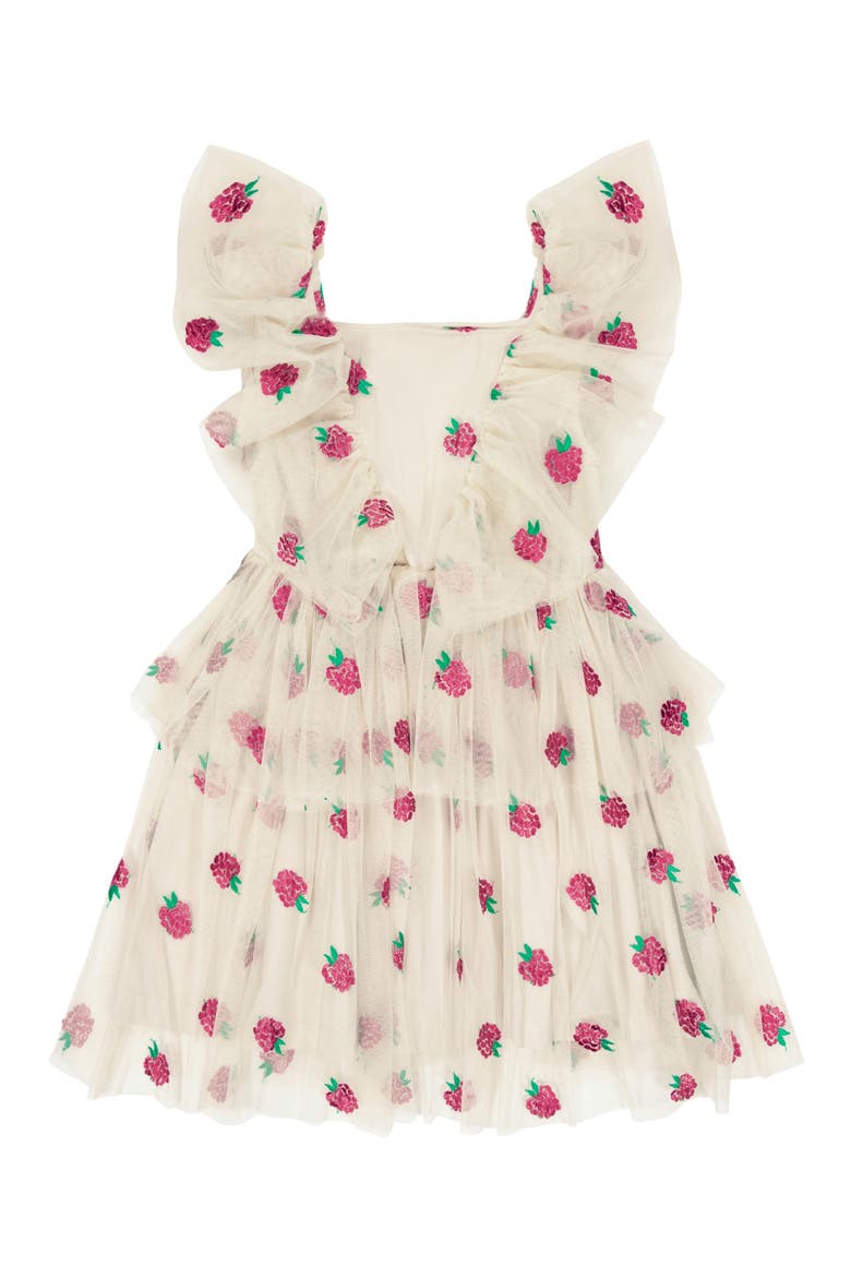 Kids' Johanna Tulle Dress, Main, color, OFF WHITE