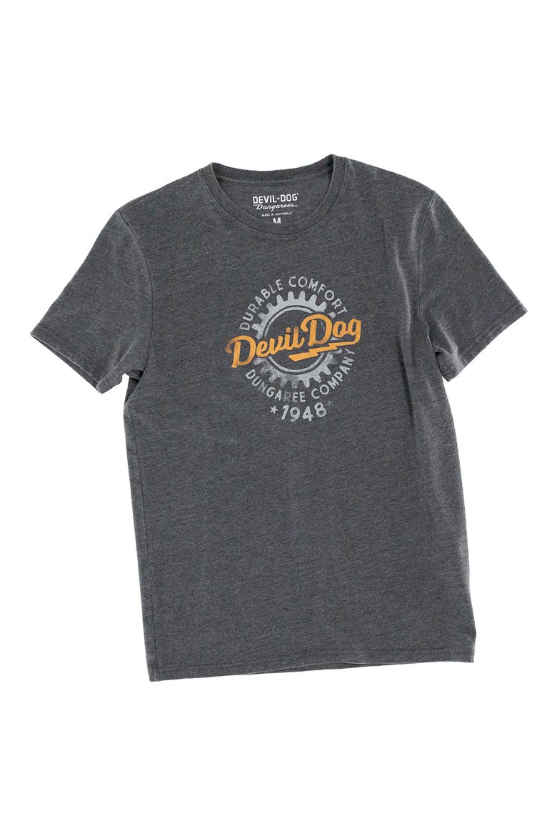 Gear Graphic T-Shirt, Alternate, color, DARK HEATHER GREY