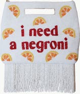 Island to East Side I Need a Negroni Handle Pouch, Fringe