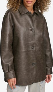 Levi's Oversize Faux Leather Relaxed Jacket