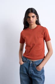 Topshop Everyday Shrunken Cotton T-Shirt