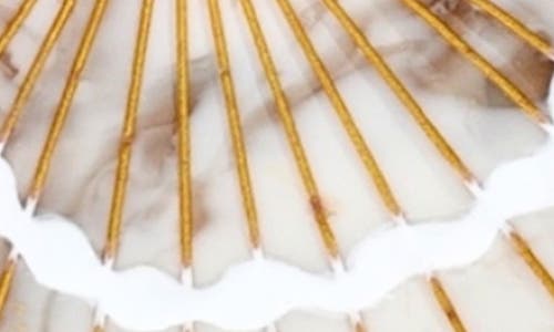 Solar Eclipse Hand Painted Seashell Key Chain Bag Charm In Multi