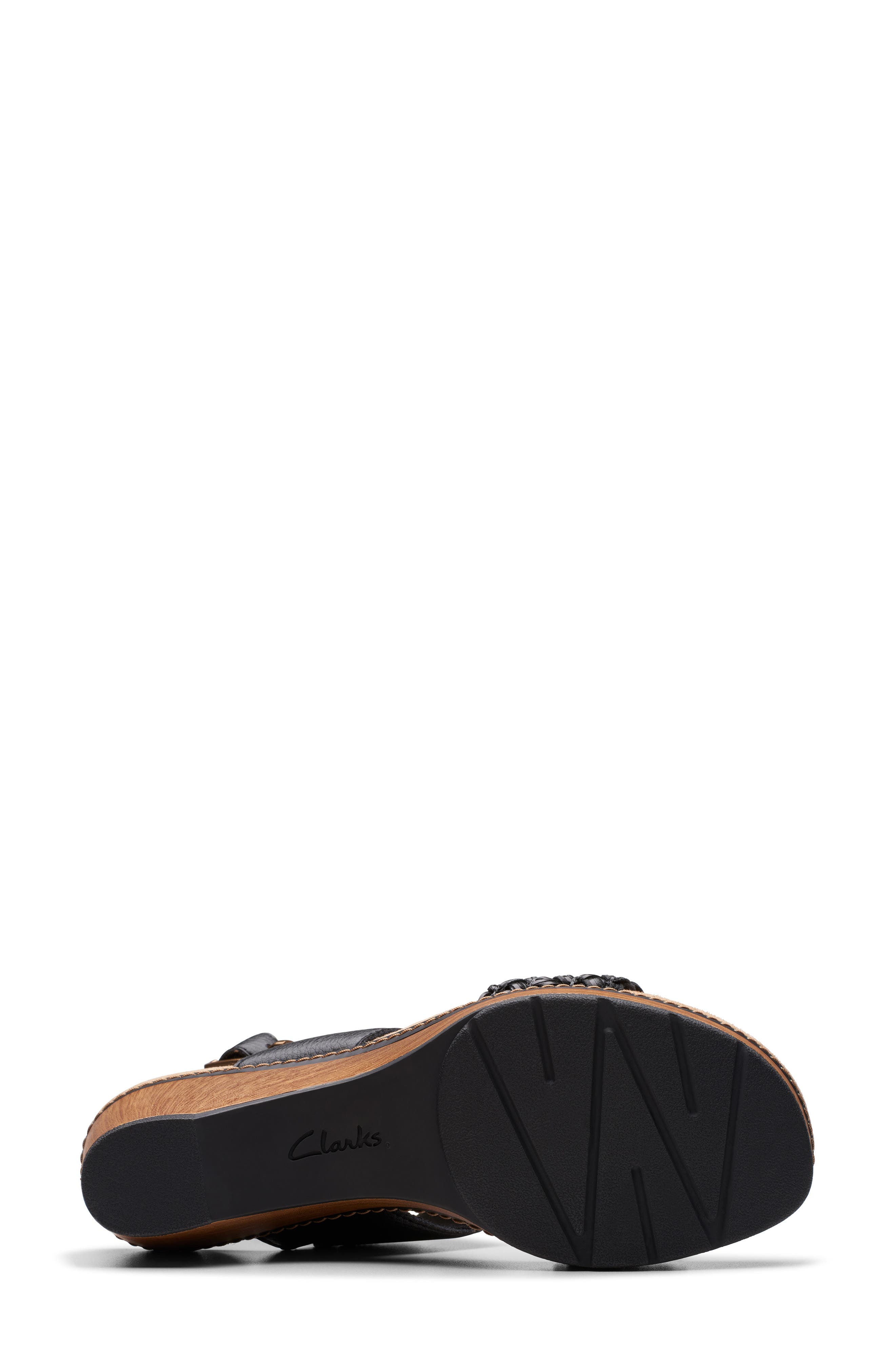 Clarks<sup>®</sup> Seannah Step Sandal, Alternate, color, Black