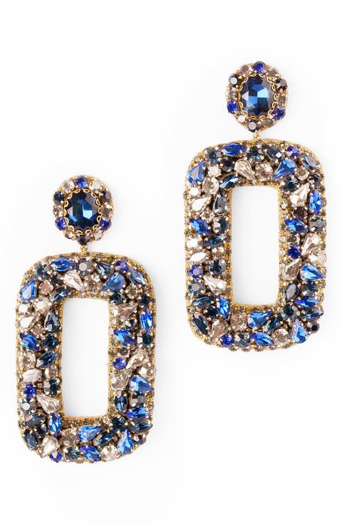 Libi Rectangle Drop Earrings