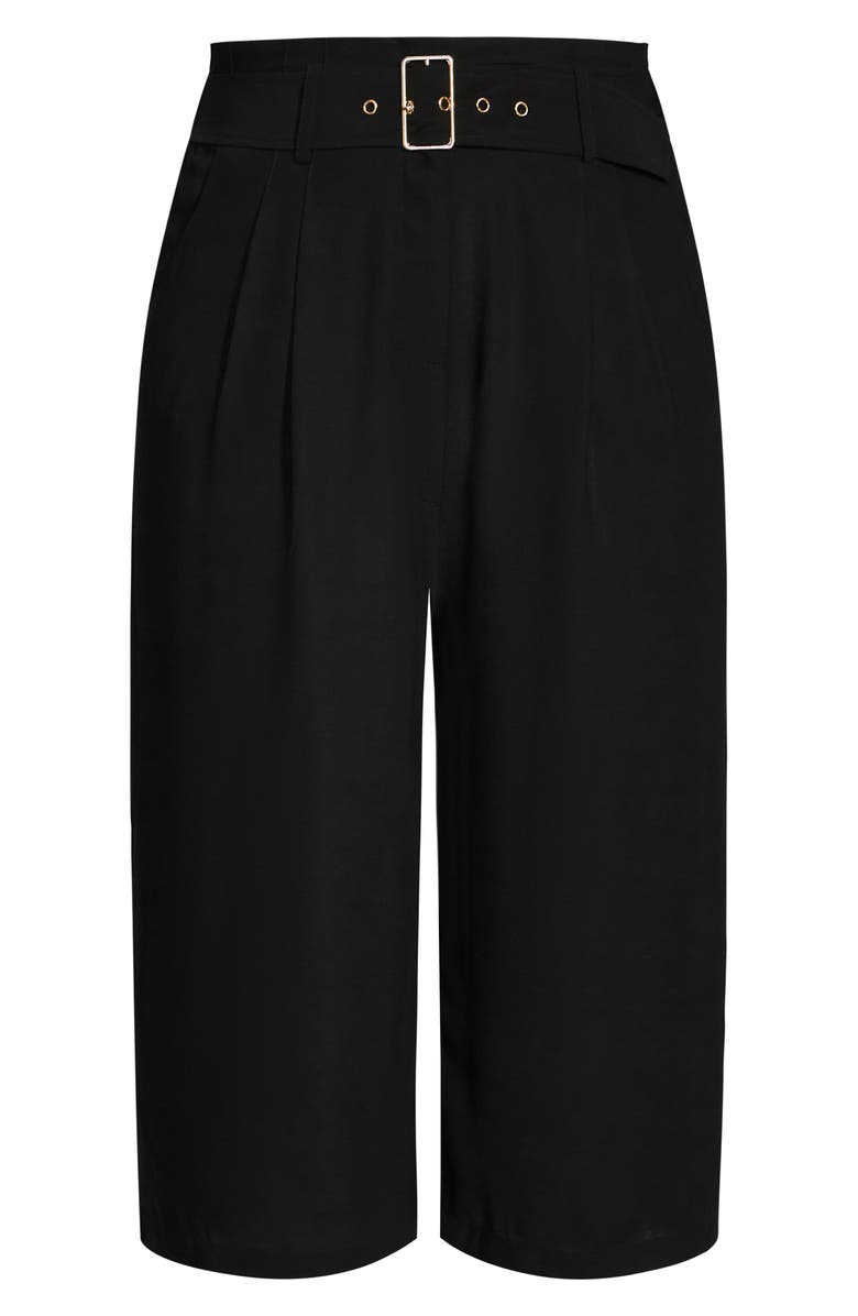 City Chic Easy Crop Belted Pants, Alternate, color,
