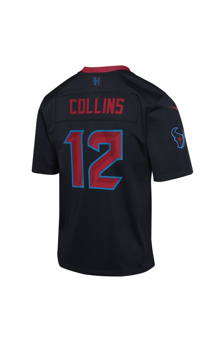 Nike Youth Nike Nico Collins Navy Houston Texans Alternate Game Jersey, Alternate, color, Navy