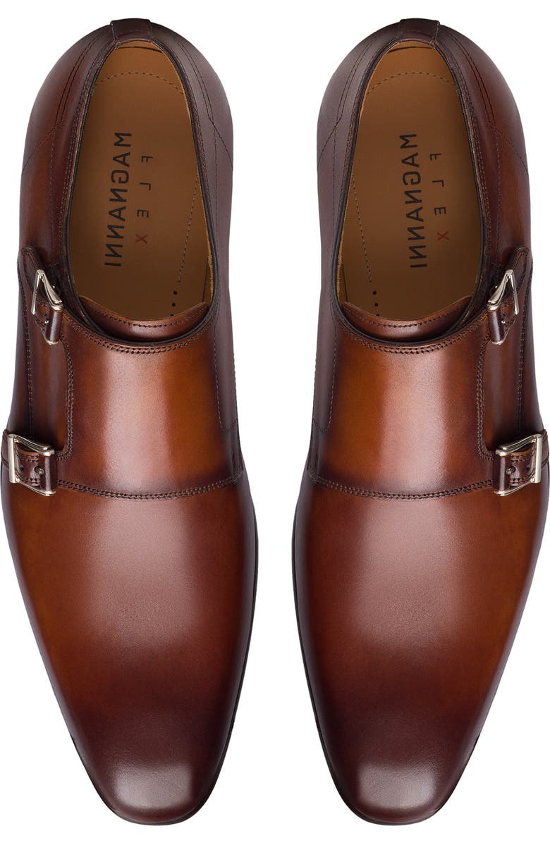 Magnanni Maxon Double Monk Strap Shoe, Alternate, color,