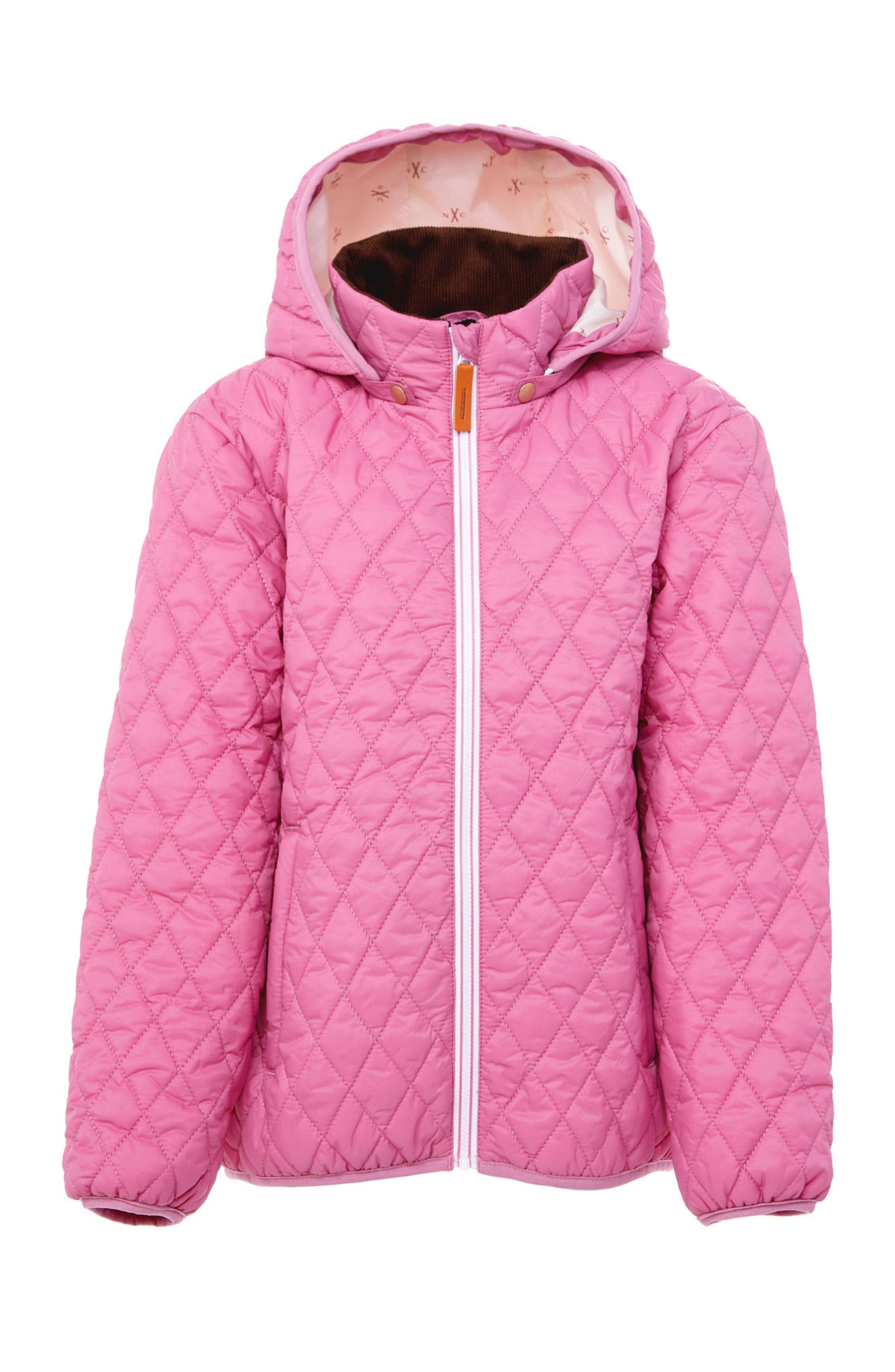 Northern Classics Quilted Puffer Jacket in Rose Pink 