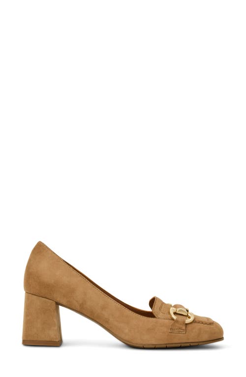 Aquatalia Corrina Loafer Pump In Brown