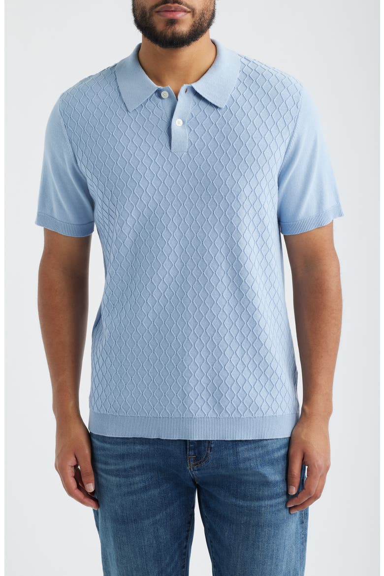 Diama Polo Sweater, Main, color, WATER
