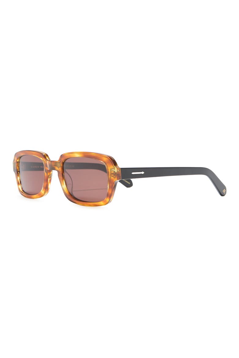 Owens 51mm Rectangle Sunglasses, Alternate, color, HONEY HAZE / BROWN MONO