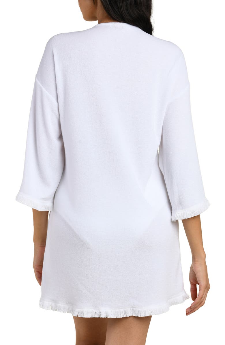 La Blanca Wild Nomad Cover-Up Dress, Alternate, color, White