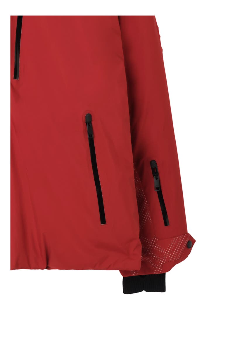Tri-layer Hooded Jacket, Alternate, color, Auburn brown