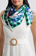 Echo Beach Picnic Silk Square Scarf