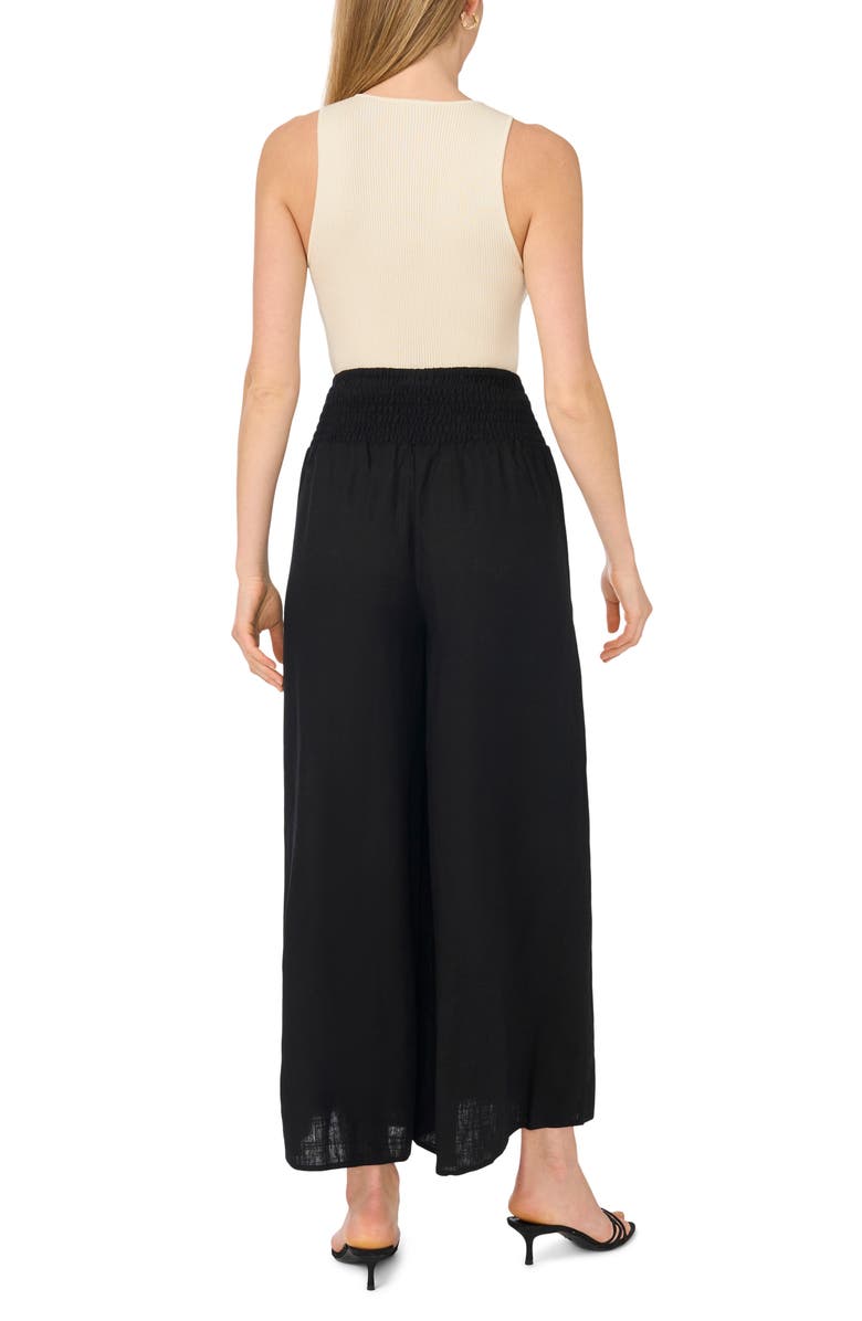 Vince Camuto Wide Leg Pants, Alternate, color, Rich Black