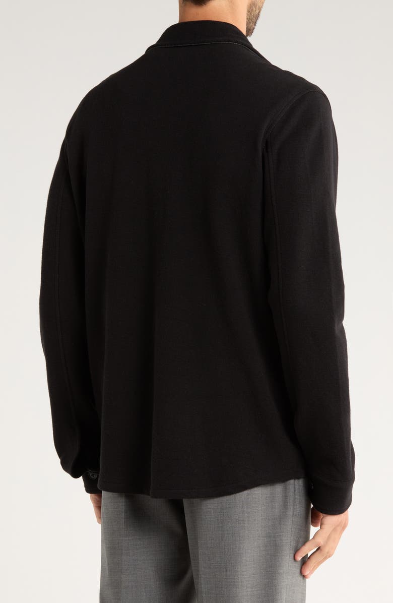 Piqué Shirt Jacket