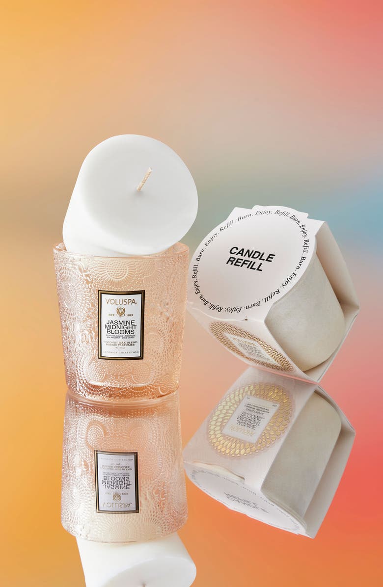 Voluspa Jasmine Midnight Blooms Classic Candle Refill, Alternate, color, Jasmine