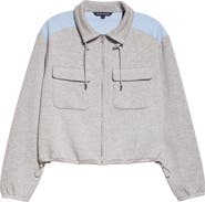 Veronica Beard Stellant Mixed Media Jacket