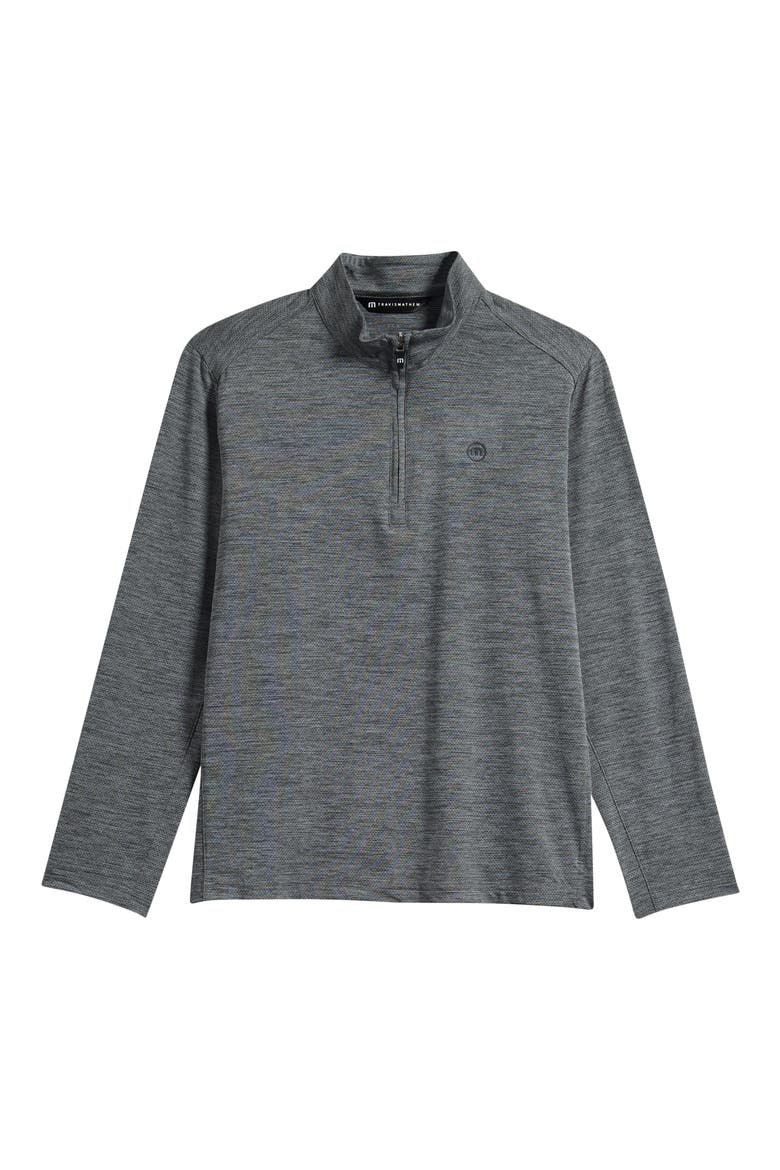 Kids' Heater Pro Quarter Zip Pullover, Main, color, HEATHER GREY