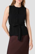 French Connection Maxime Tie Waist Vest