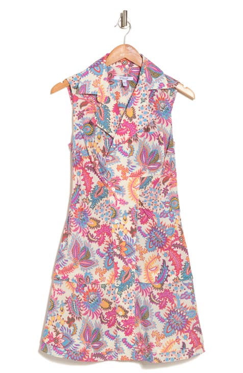 Satina Sleeveless Shirt Dress