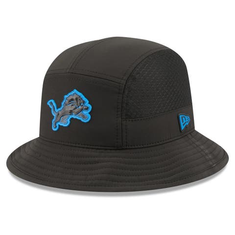 Men's New Era Black Detroit Lions 2026 Sideline Bucket Hat