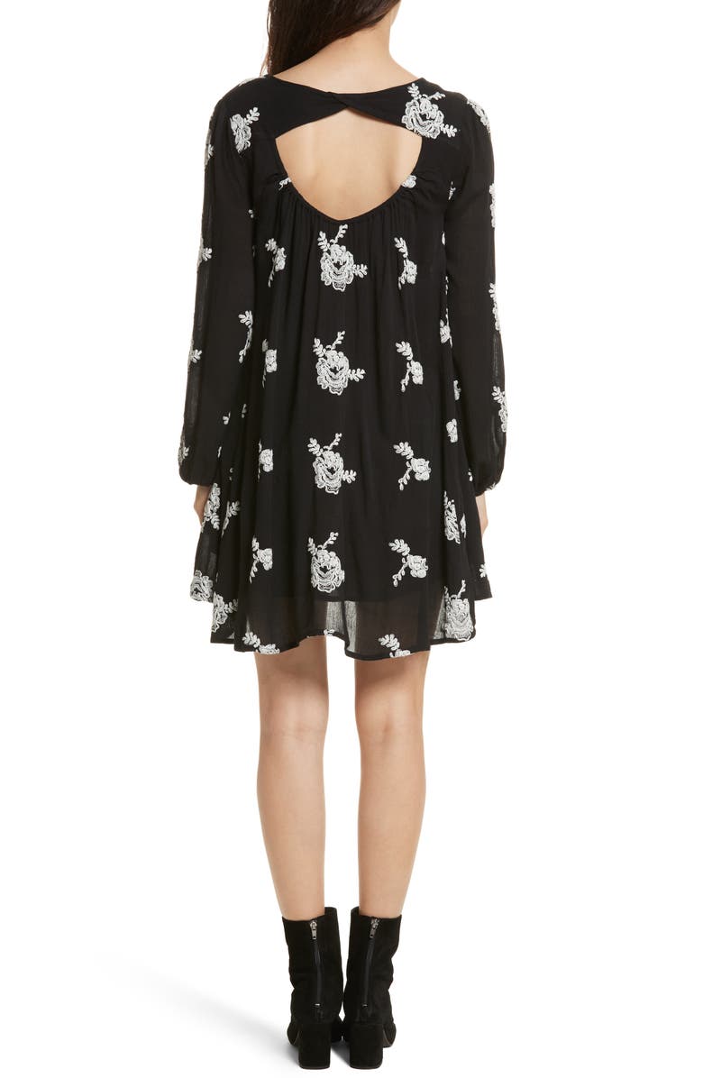 Free People 'Emma's' Embroidered Swing Dress, Alternate, color, 
