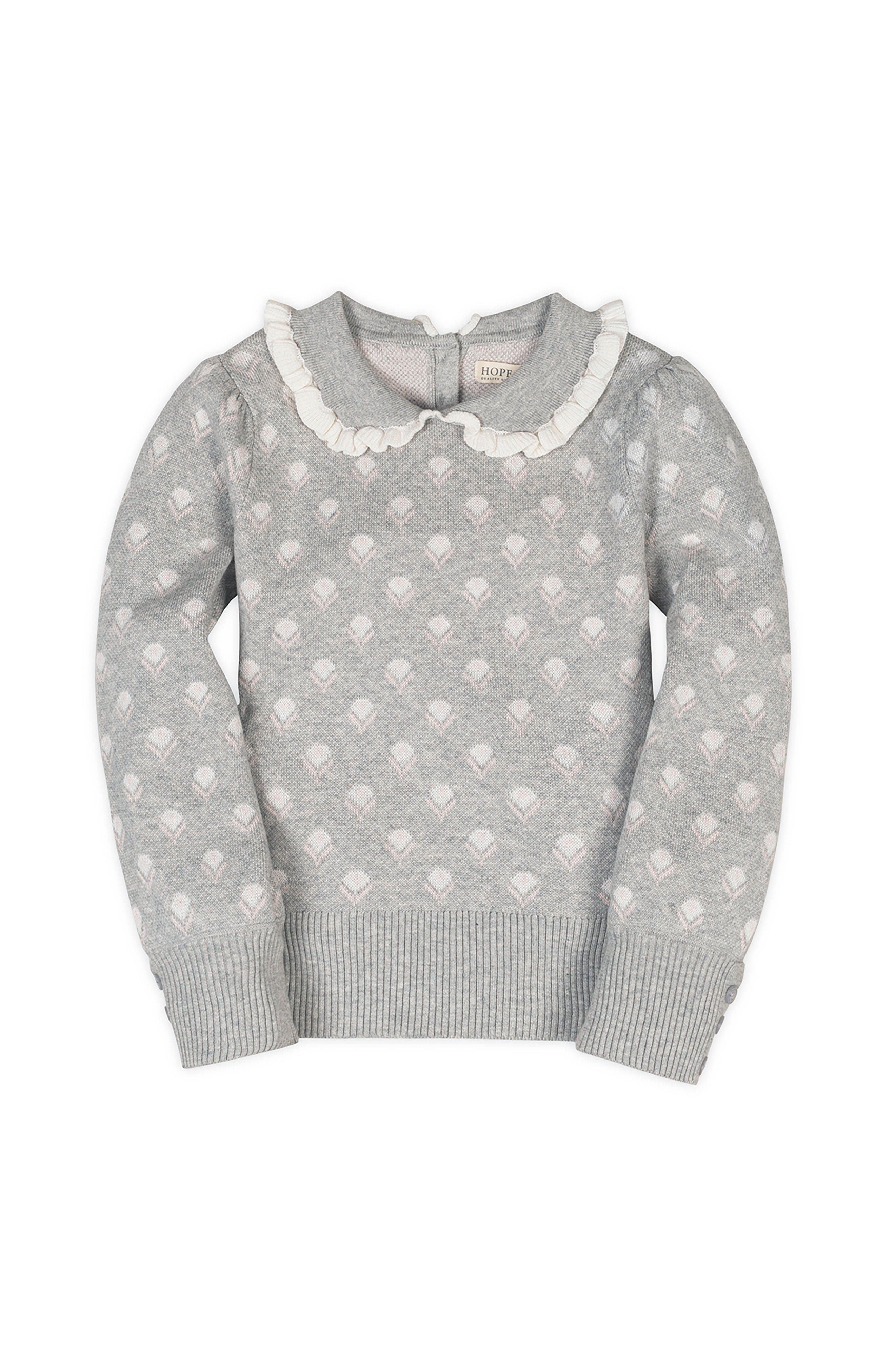 selected Gray Flower Intarsia