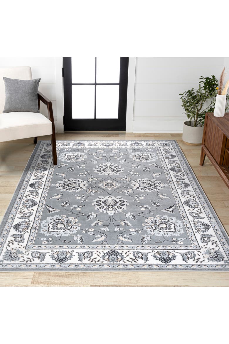 Cherie French Cottage Area Rug, Alternate, color, Gray/Cream