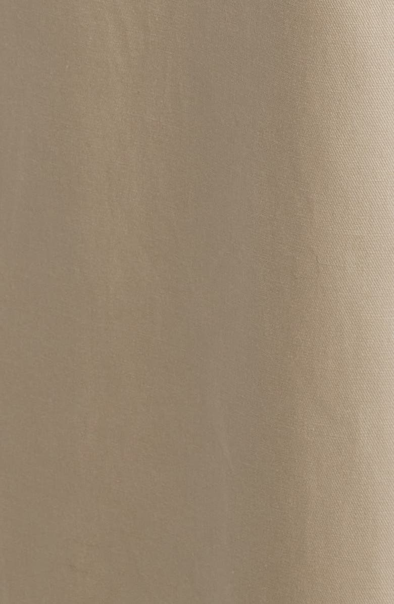 Topshop Twill Midi Circle Skirt, Alternate, color, Ivory