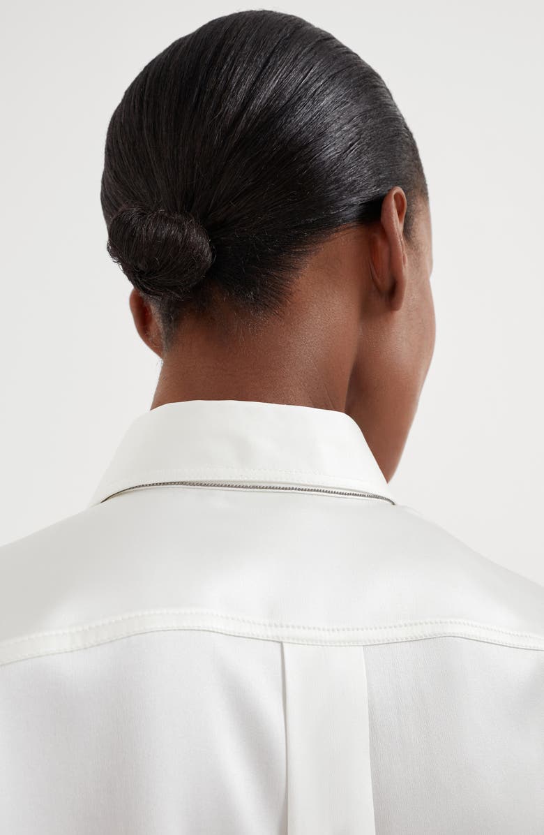 Brunello Cucinelli Satin shirt, Alternate, color, 