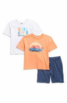 Quiksilver 3-Pack Assorted T-Shirts & Shorts Set