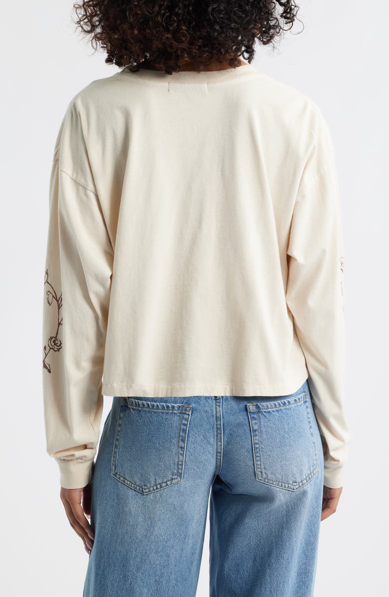 Daydreamer Johnny Cash Walk the Line Cotton Graphic T-Shir, Alternate, color, Dirty White