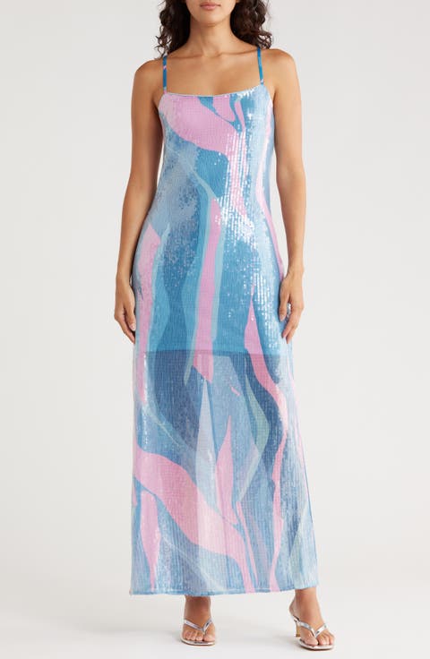 Lya Sequin Maxi Dress